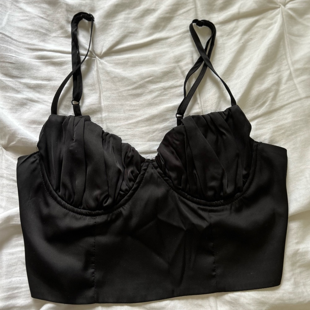 Lace up corset top